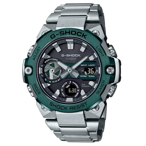 đồng hồ g-shock gst-b400cd-1a3 viền xanh